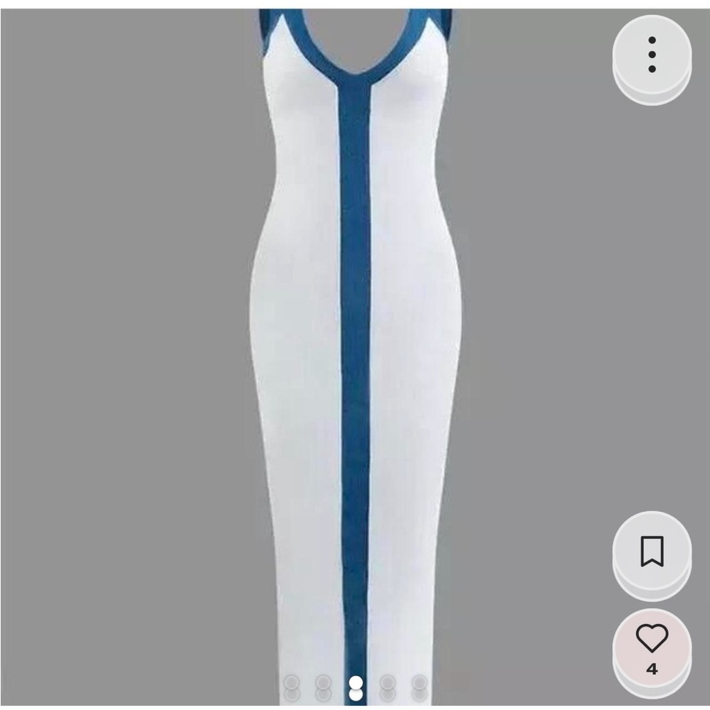 NWT colorblock knit maxi dress